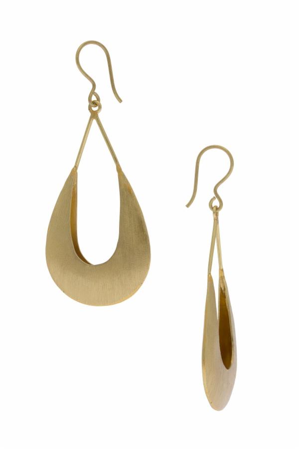 Virgo 18K Gold Plated Hoop Earring