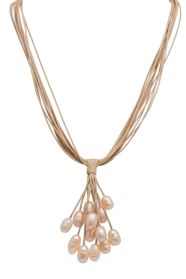 Tahitian Wax Corded Pearl Necklace