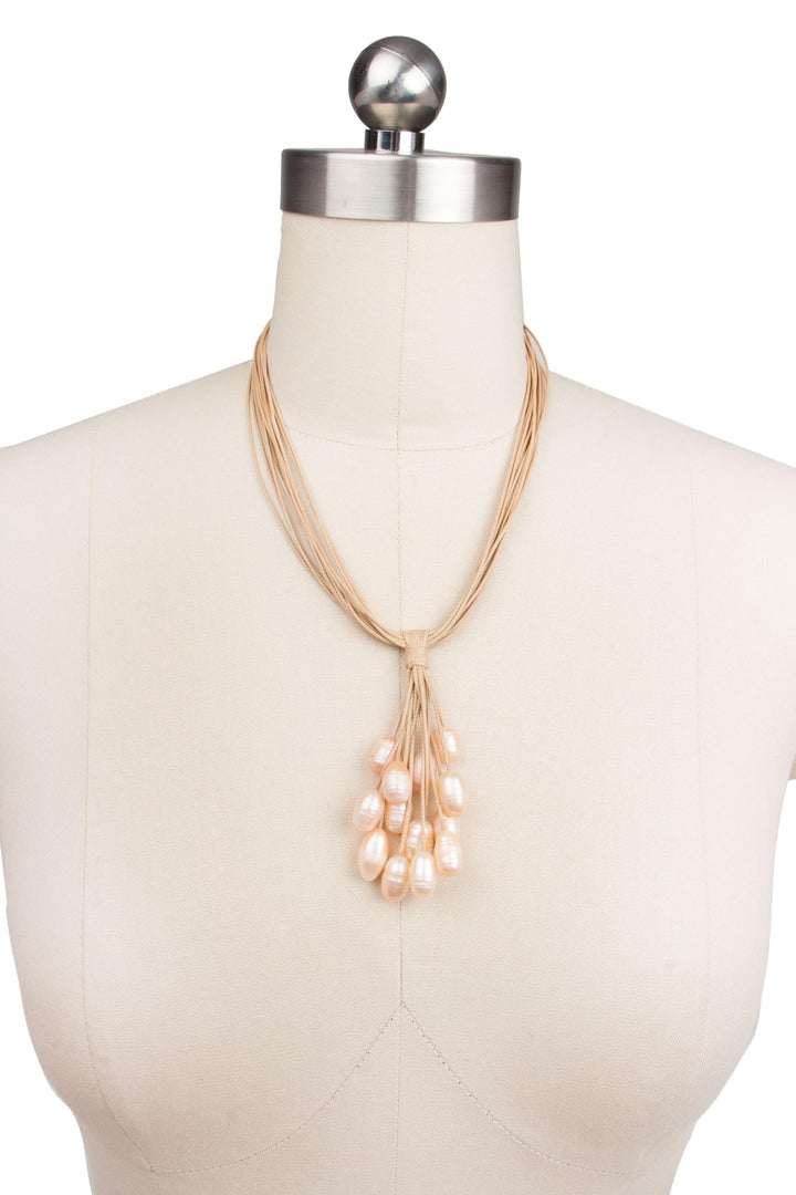 Tahitian Wax Corded Pearl Necklace