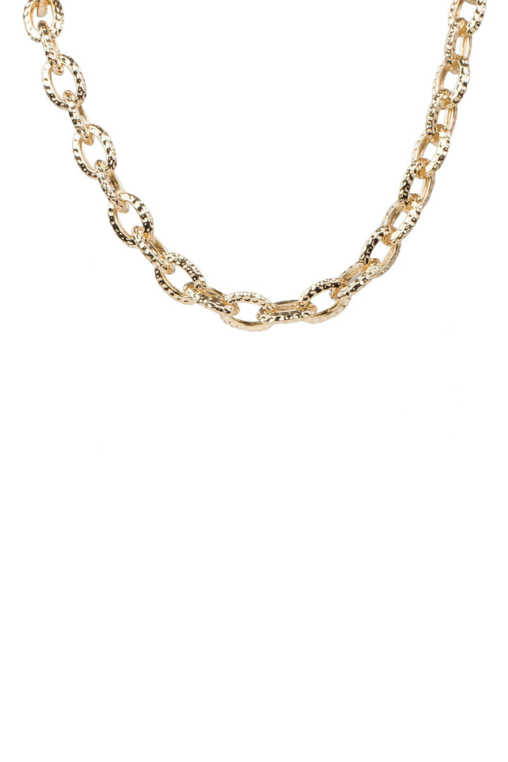 Hammered Chain Necklace