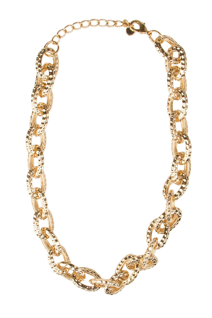 Hammered Chain Necklace