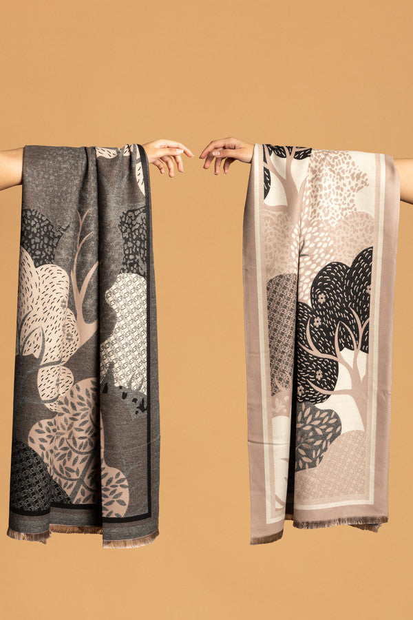Growing Tree Reversible Scarf
