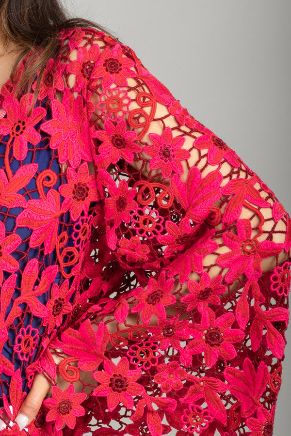Three Tone Lace Tunic
