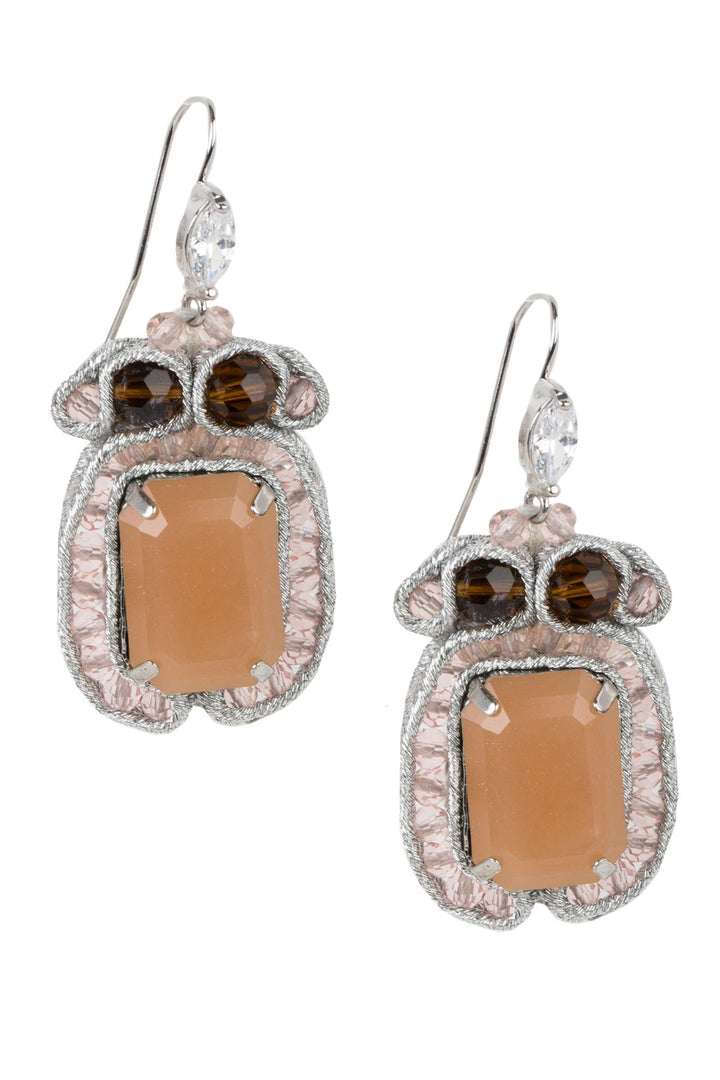 Peaches and Cream Dangle Earring