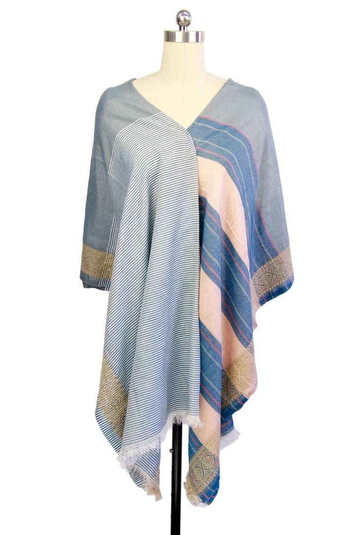 Color Block Stripe Scarf