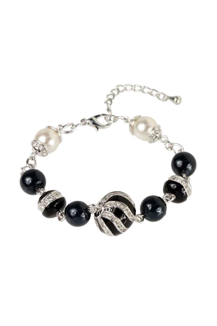 Pearl and Crystal Bracelet