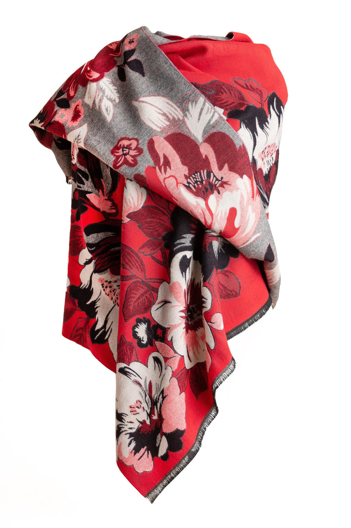 Flower Bloom Reversible Scarf