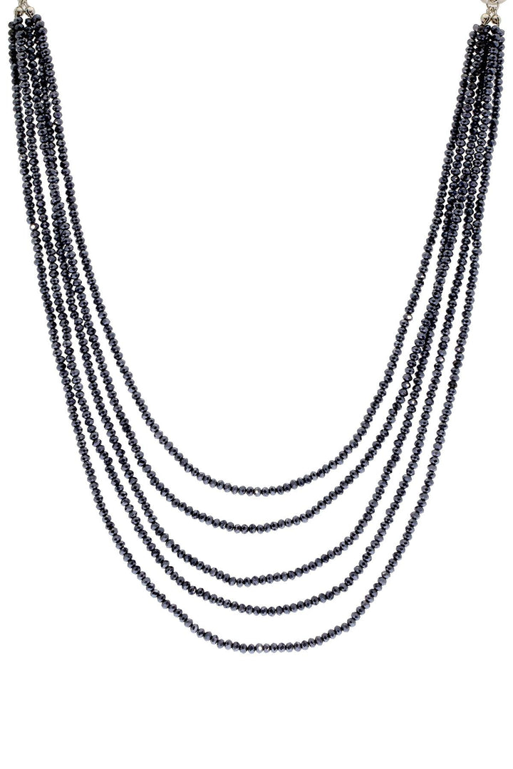 Multi Strand Crystal Necklace