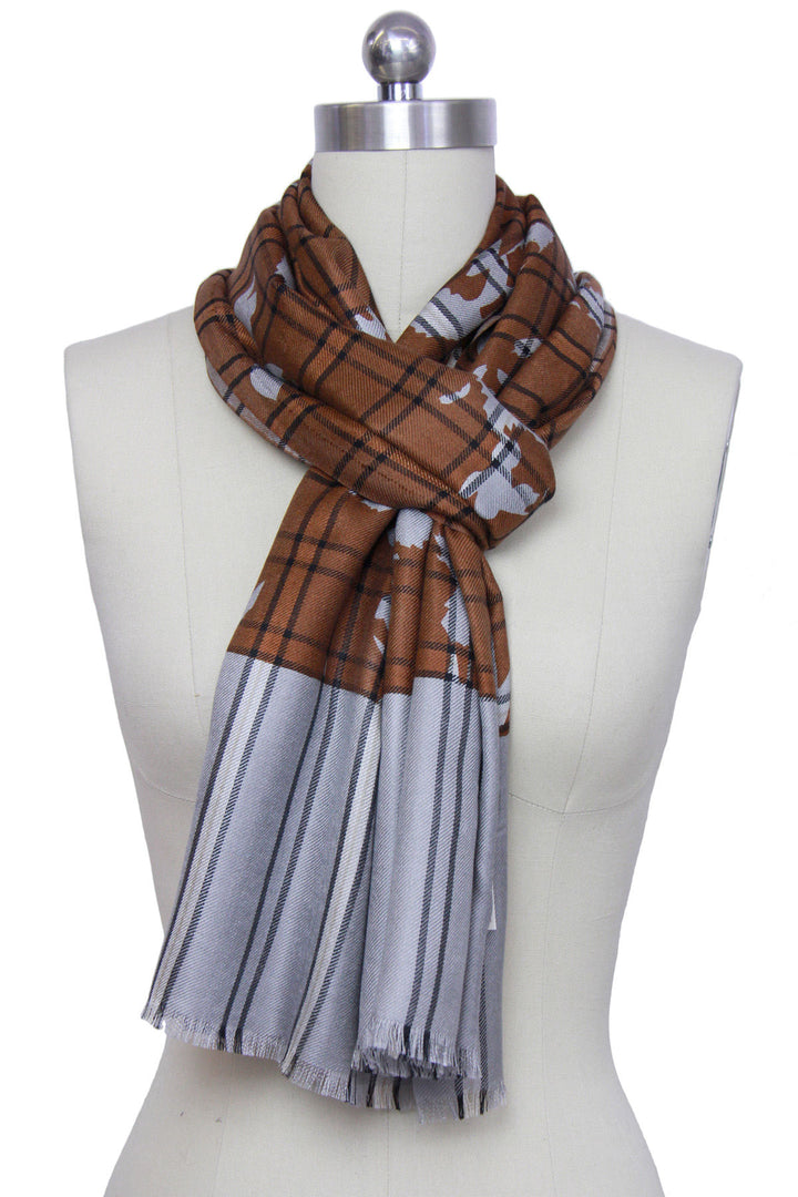 Orla Mixed Checkered Scarf