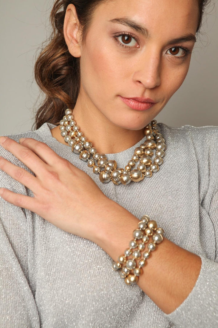 Half Moon Pearl Necklace