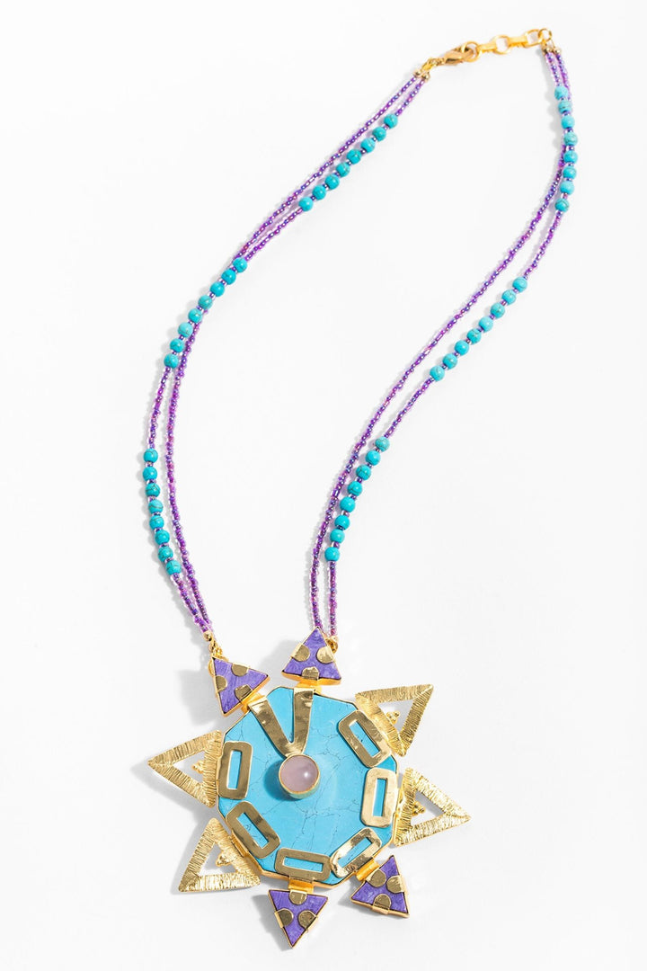 Turquoise Star Pendant Necklace