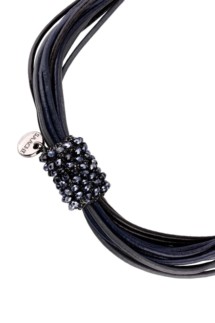 Vintage Multi Strand Din Choker Necklace