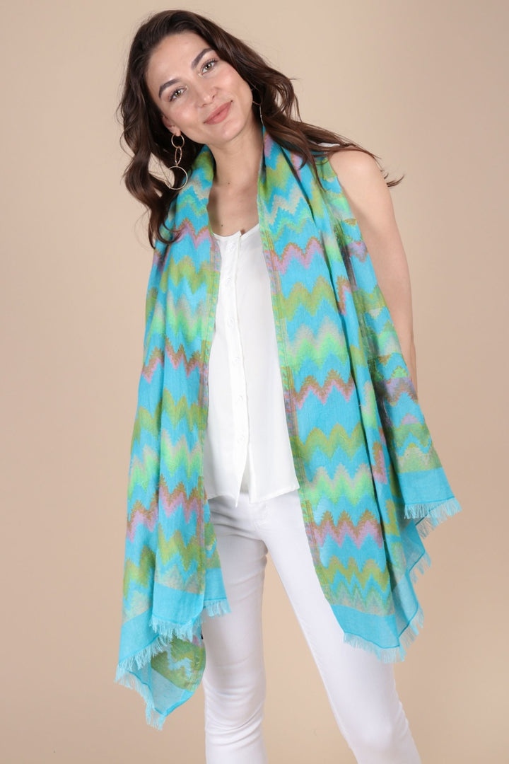Zig Zag Woven Scarf
