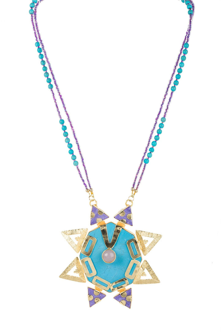 Turquoise Star Pendant Necklace