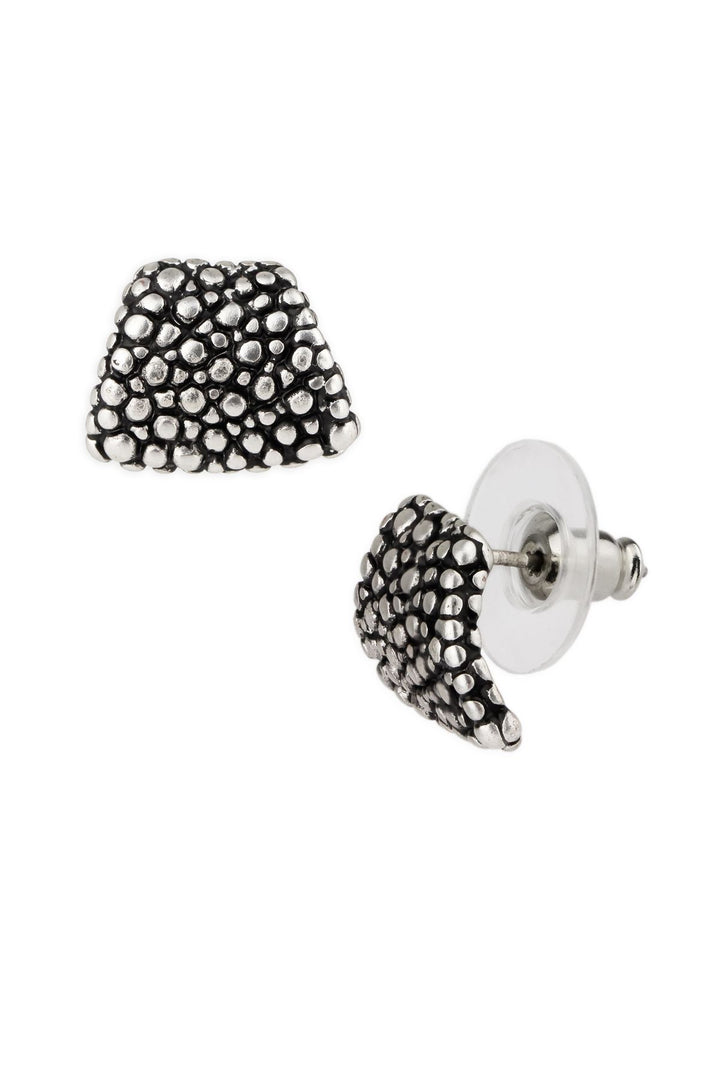 Antic Silver Stud Earrings