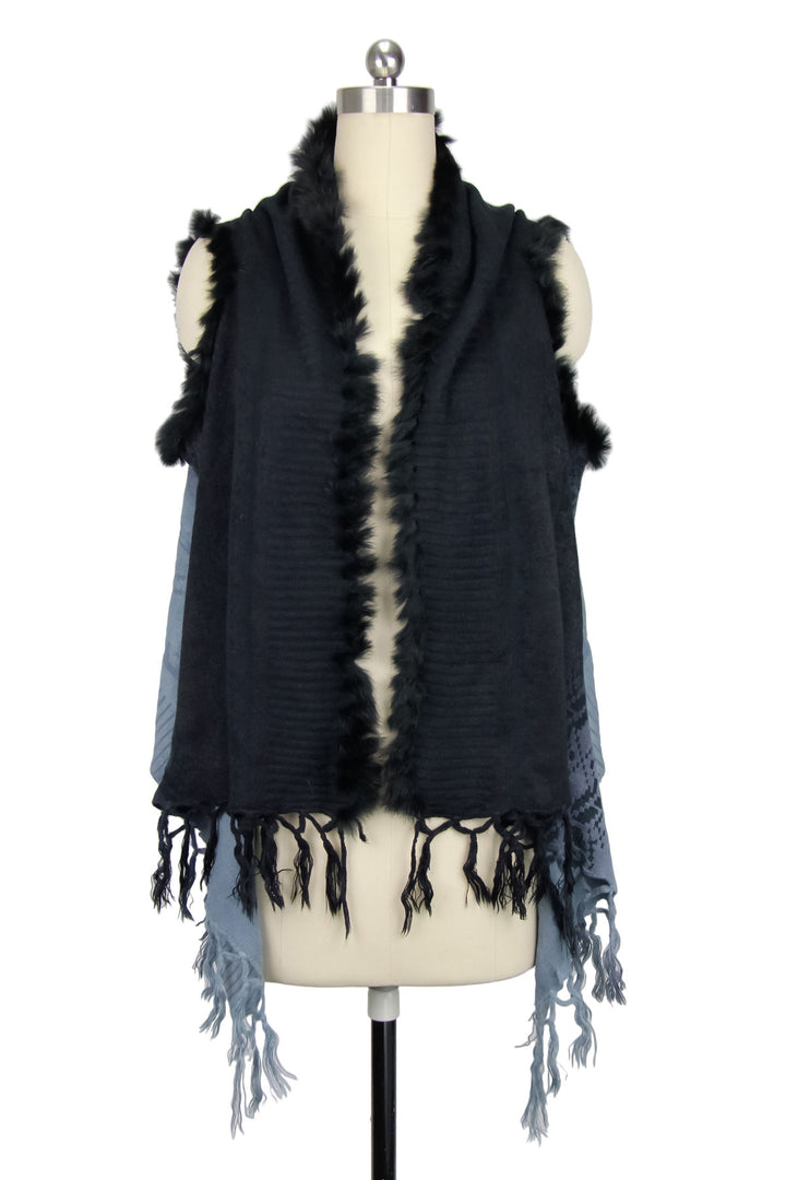 Fur Fringed Vest