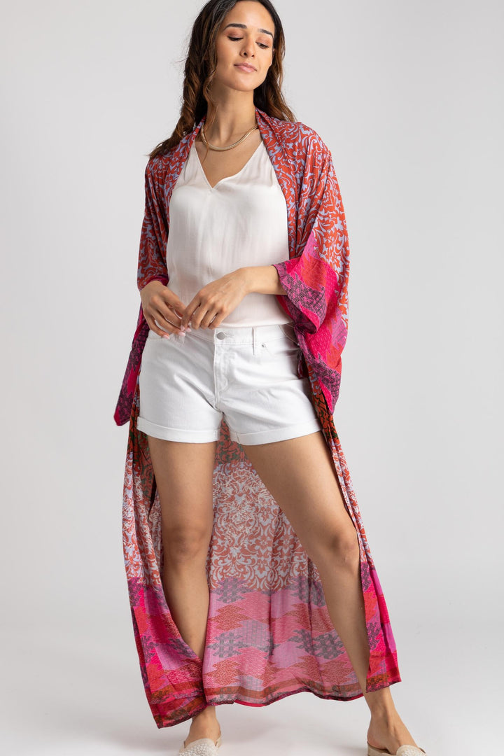 Forbidden City Maxi Kimono
