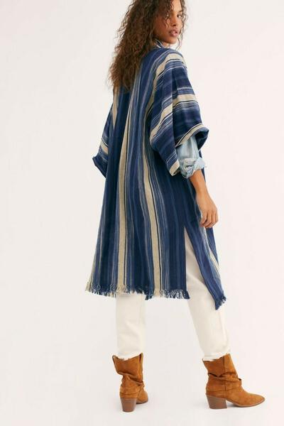 Antique Stripe Long Jacket