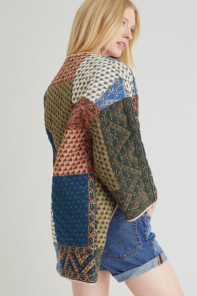 Kantha Quilted Cotton Jacket