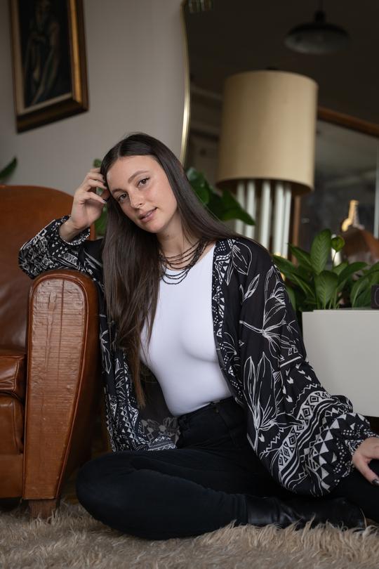 Keira Tribal Print Kimono