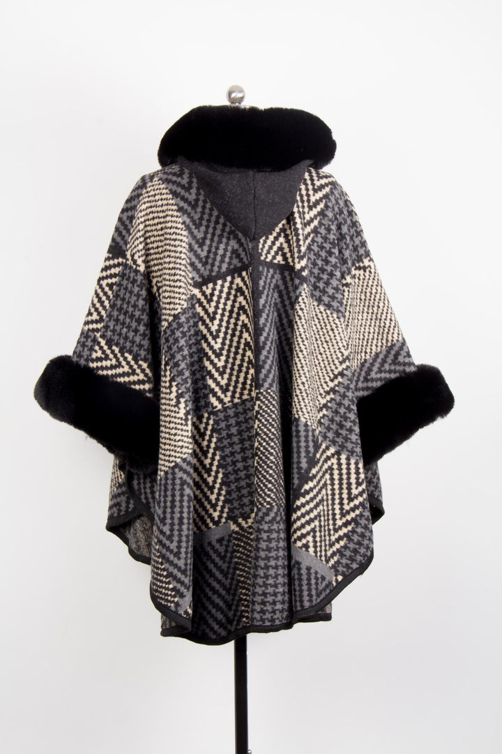 Tania Fur Faux Kimono
