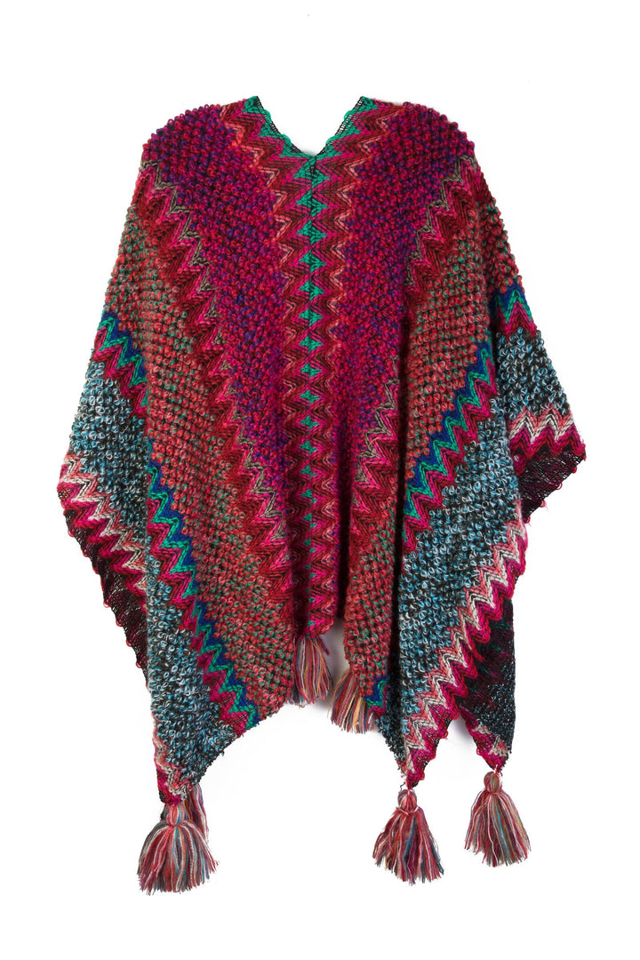 Fringed Knit Kimono