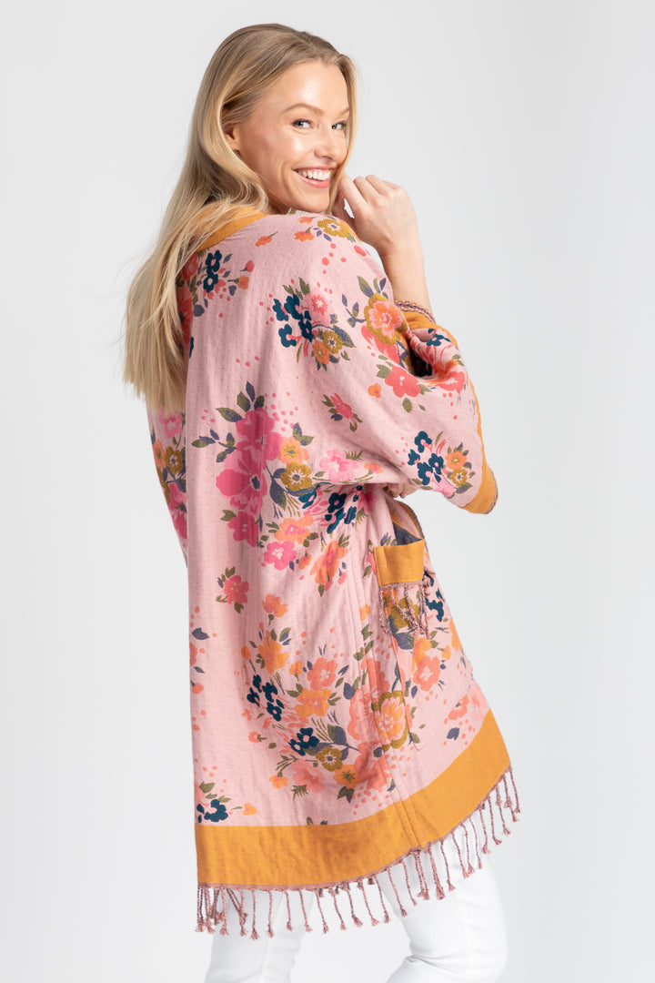 Kirkville Woven Floral Kimono
