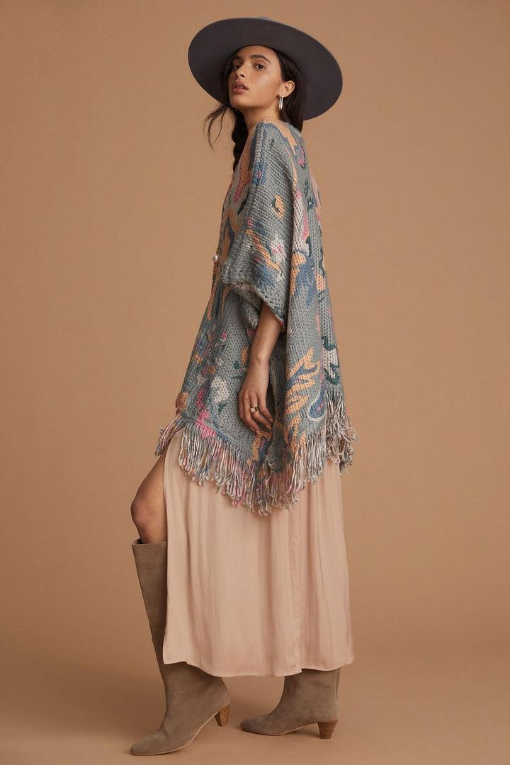 Elora Knit Tassel Kimono