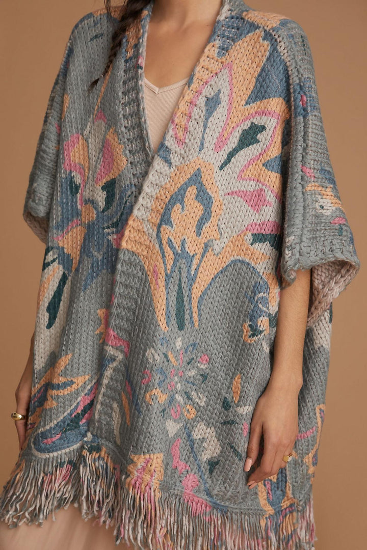 Elora Knit Tassel Kimono