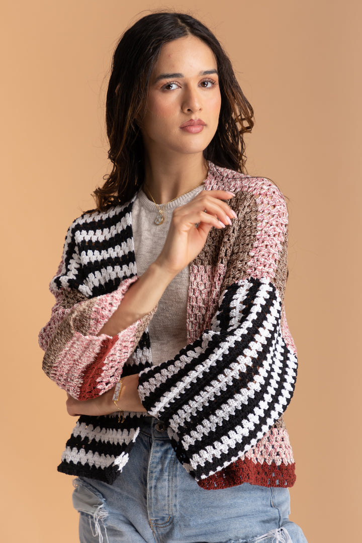Crochet Granny Square Pattern Jacket