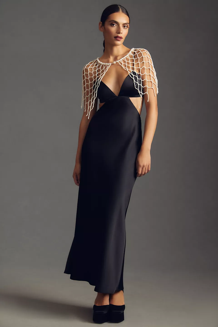 Pearl Beaded Capelet