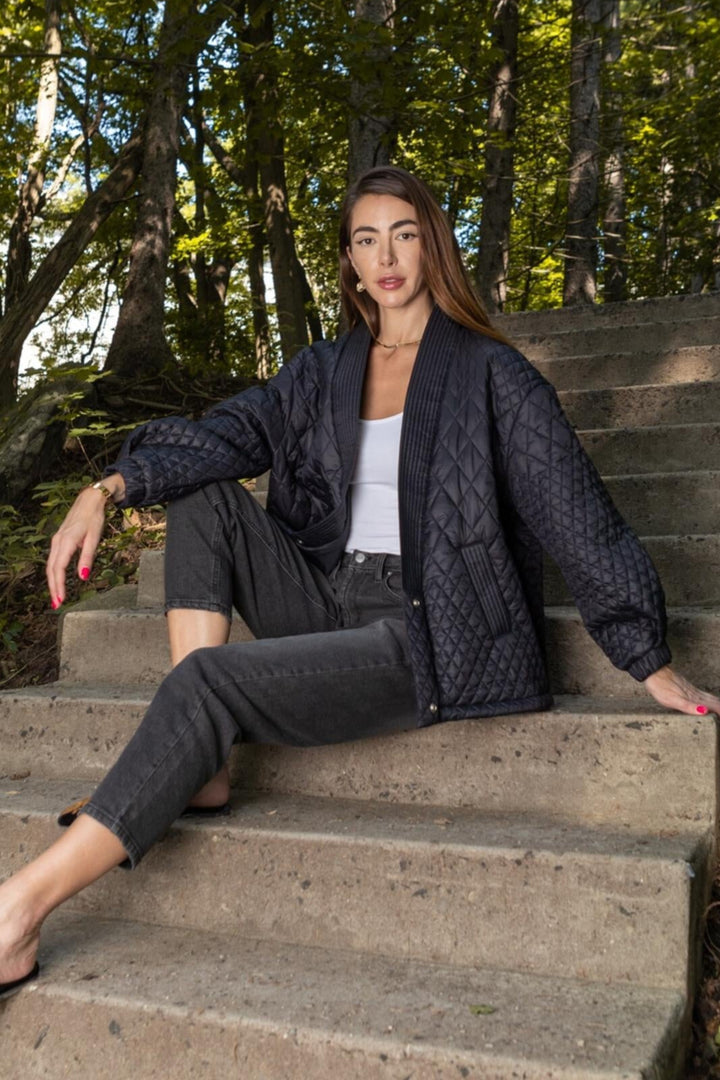 Diamond Quilted Jacket