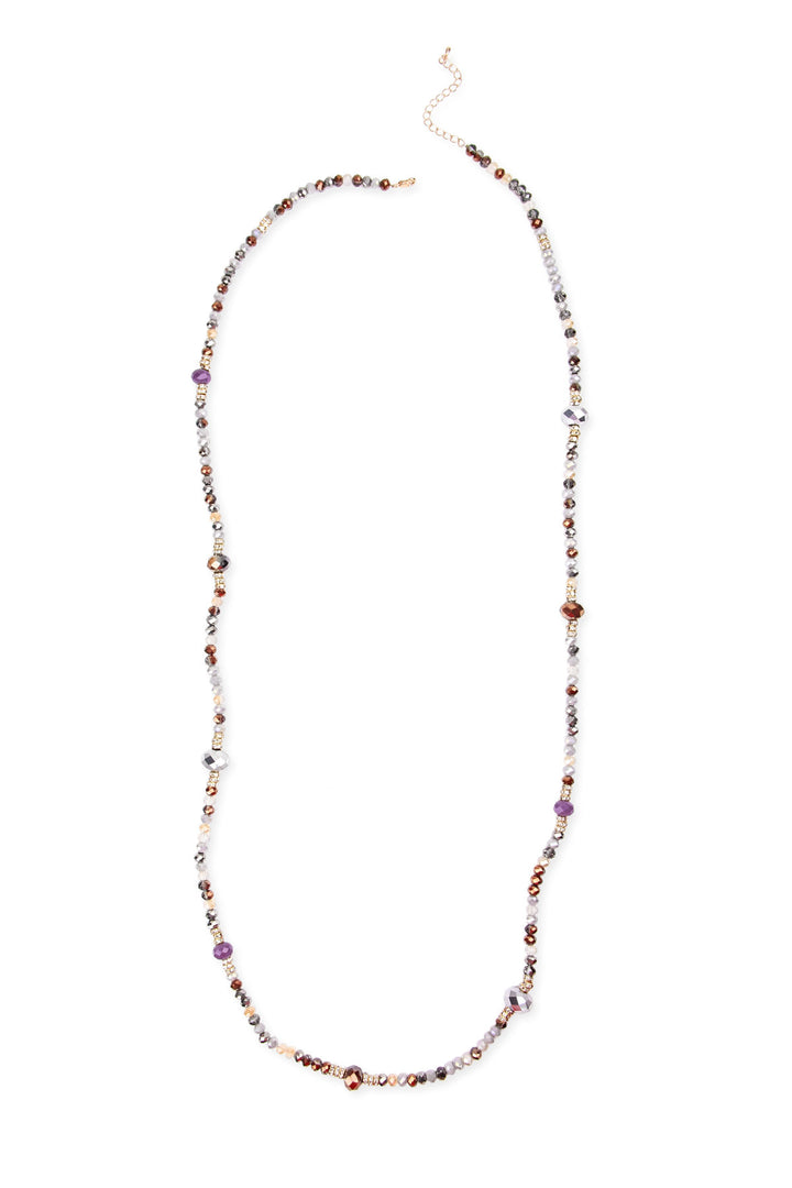 Long Mix Beaded Necklace