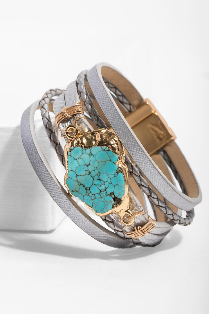 Braided Turquoise Bracelet