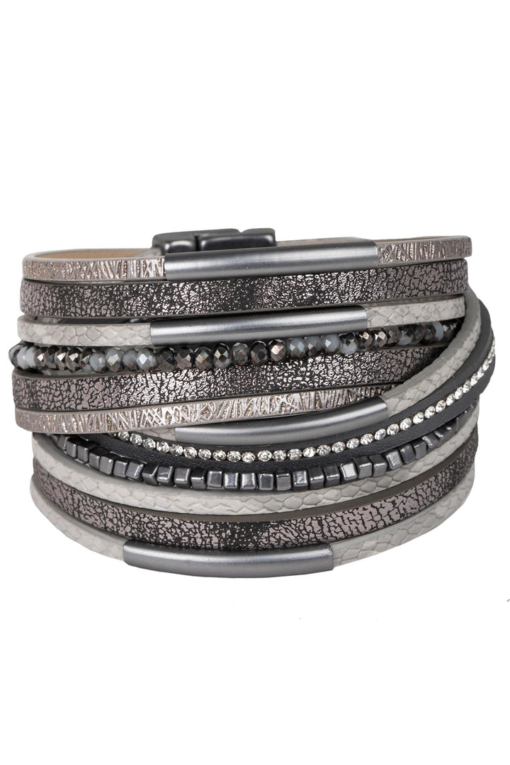 Glimmer Leather Bracelet