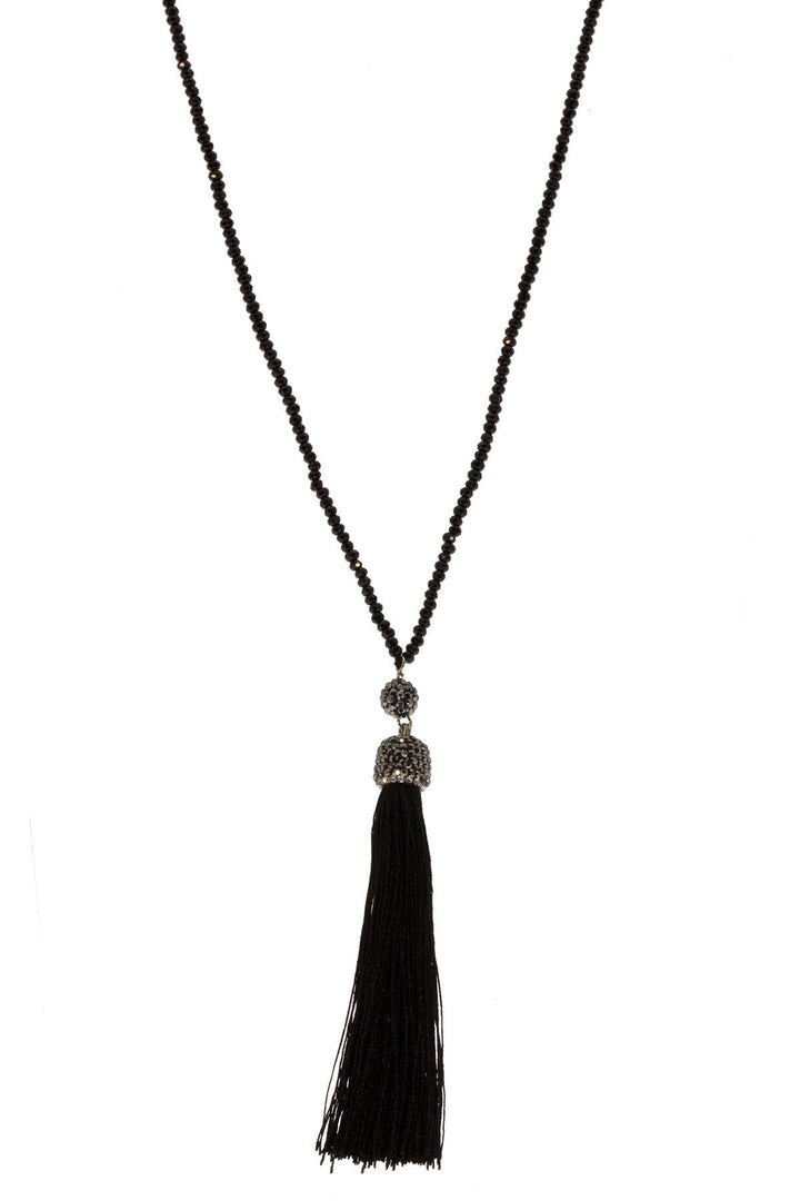 Pari Long Tassel Necklace
