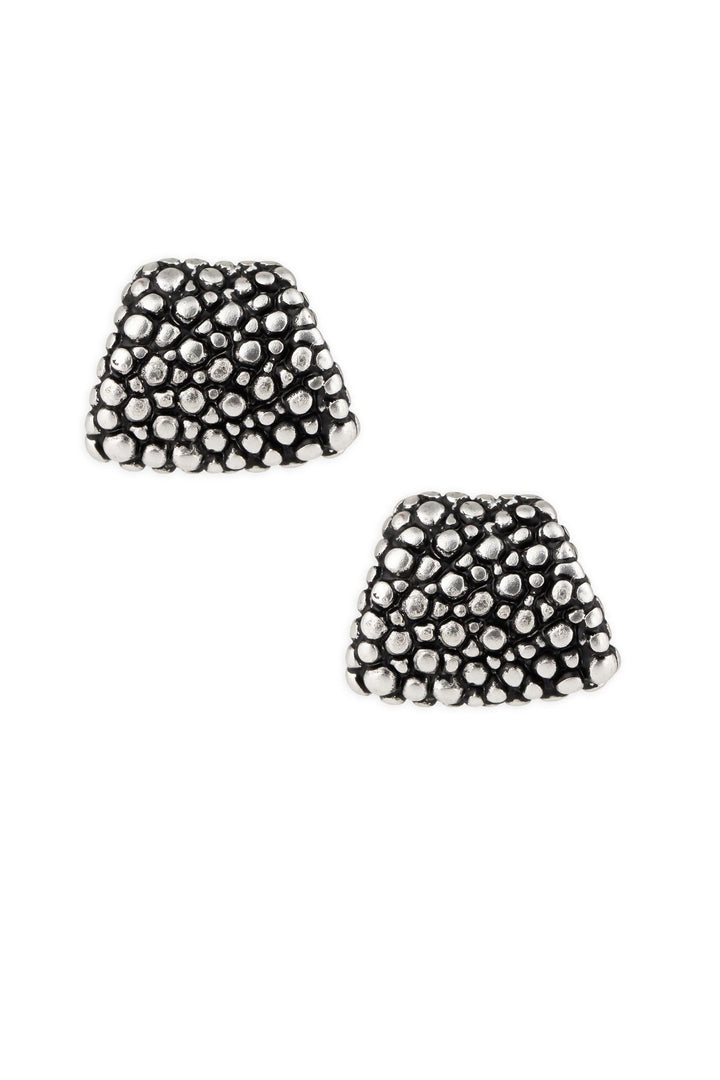 Antic Silver Stud Earrings