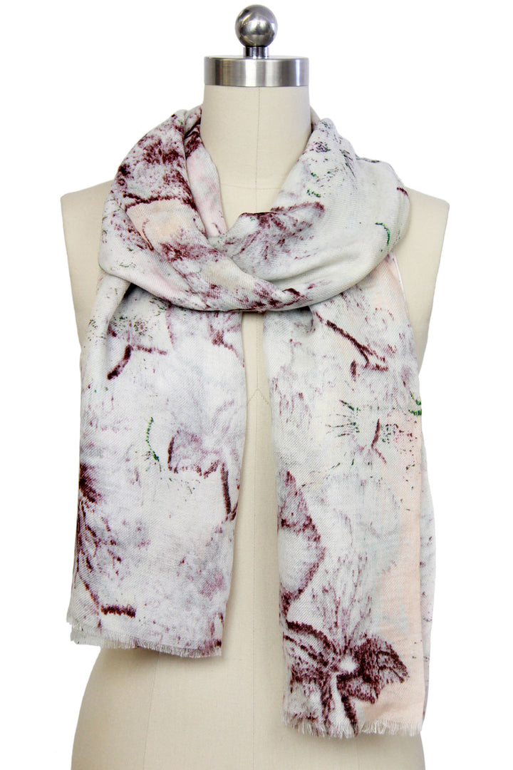 Floral Lightweight Modal Scarf