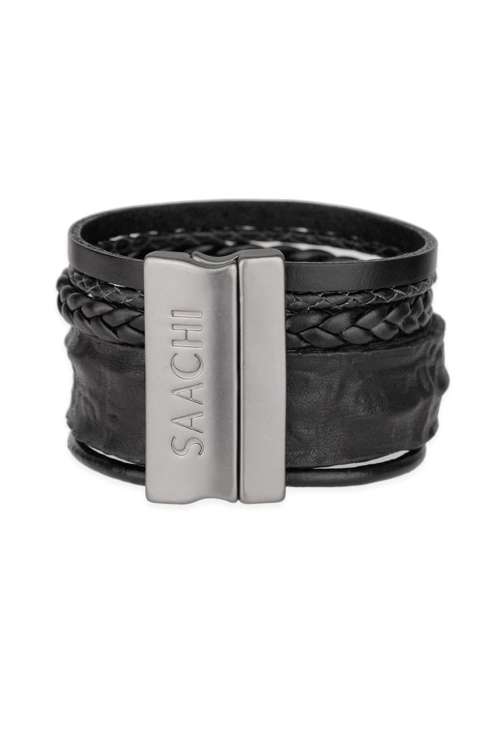 Shyama Braided Multi Strand Leather Bracelet