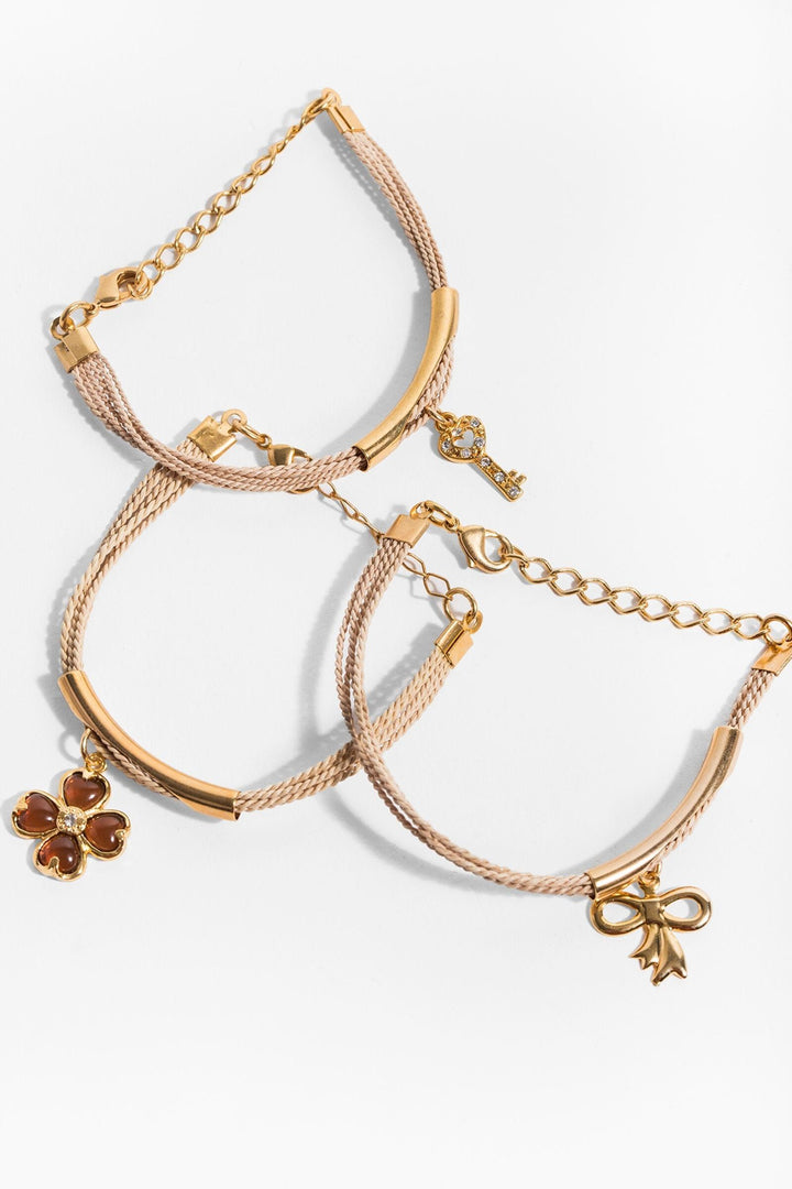Good Luck Clover Charm Bracelet