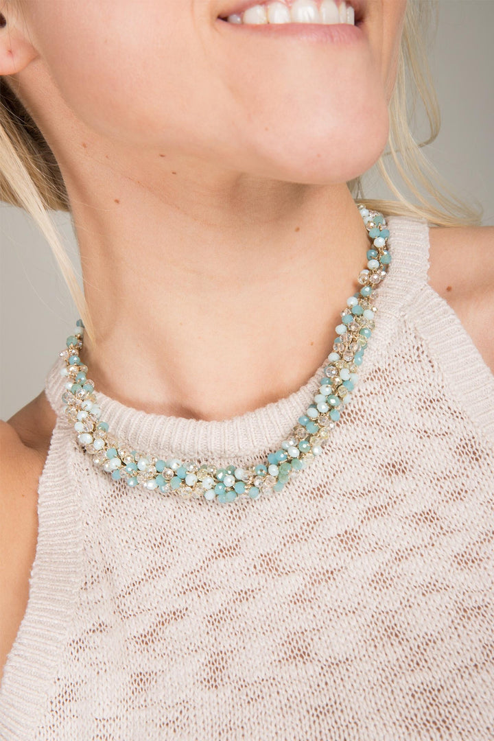Short Beaded Bundle Necklace