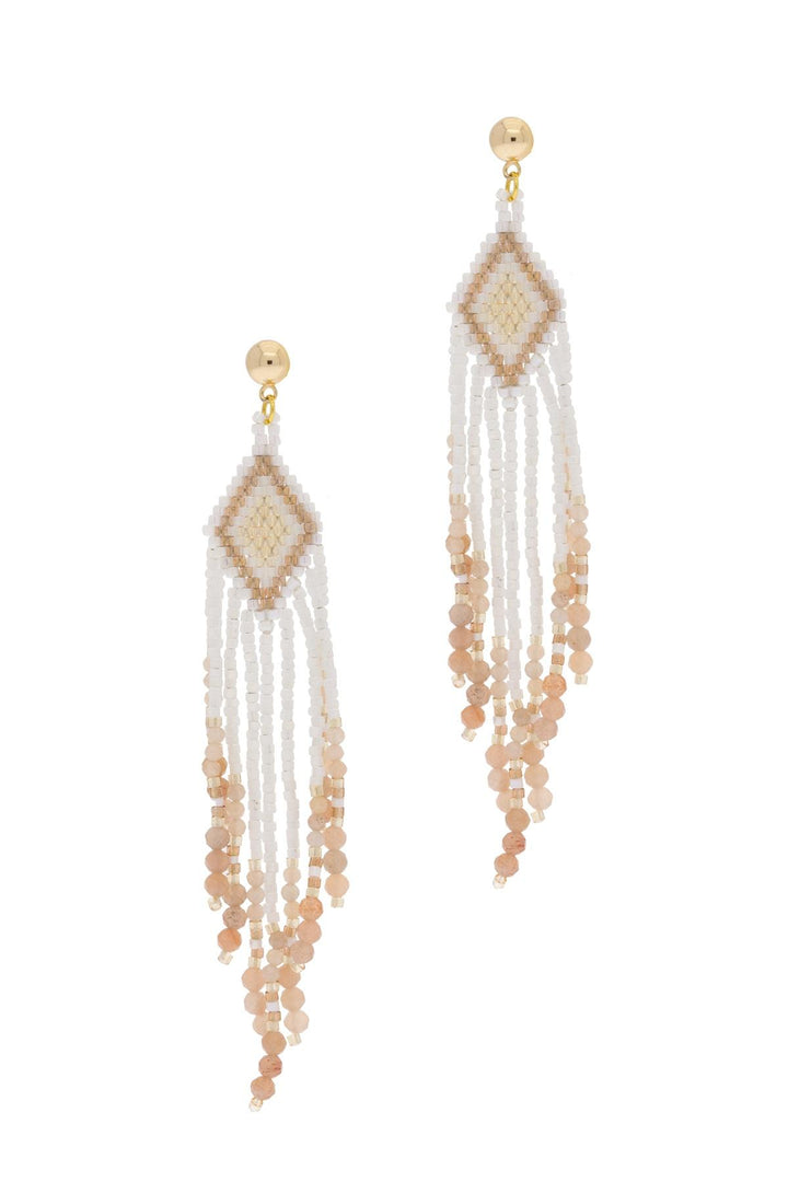 Cavo Beaded Chandelier Drop Earring