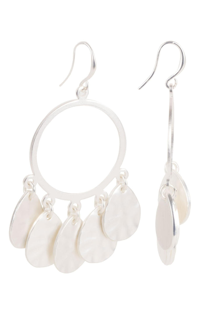 Lucky Leaf Hoop Earring