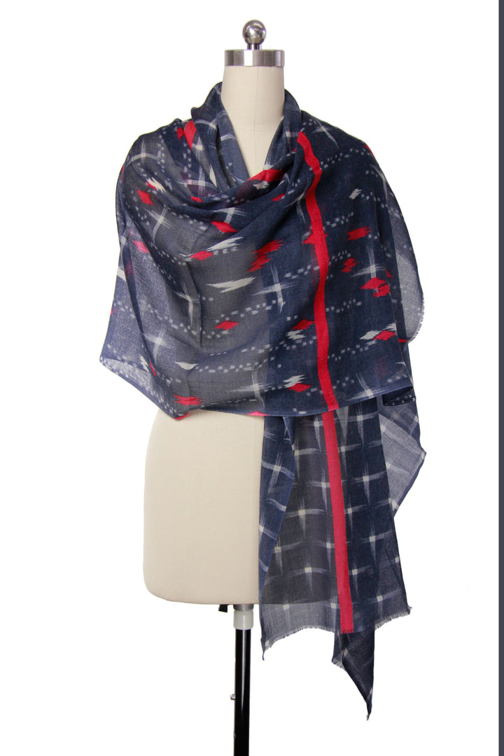 Dreamy Stars Oblong Scarf