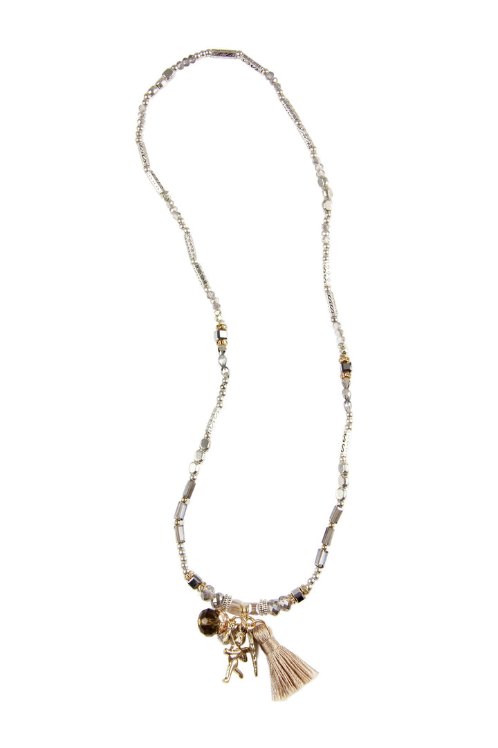 Tassel Charm Necklace