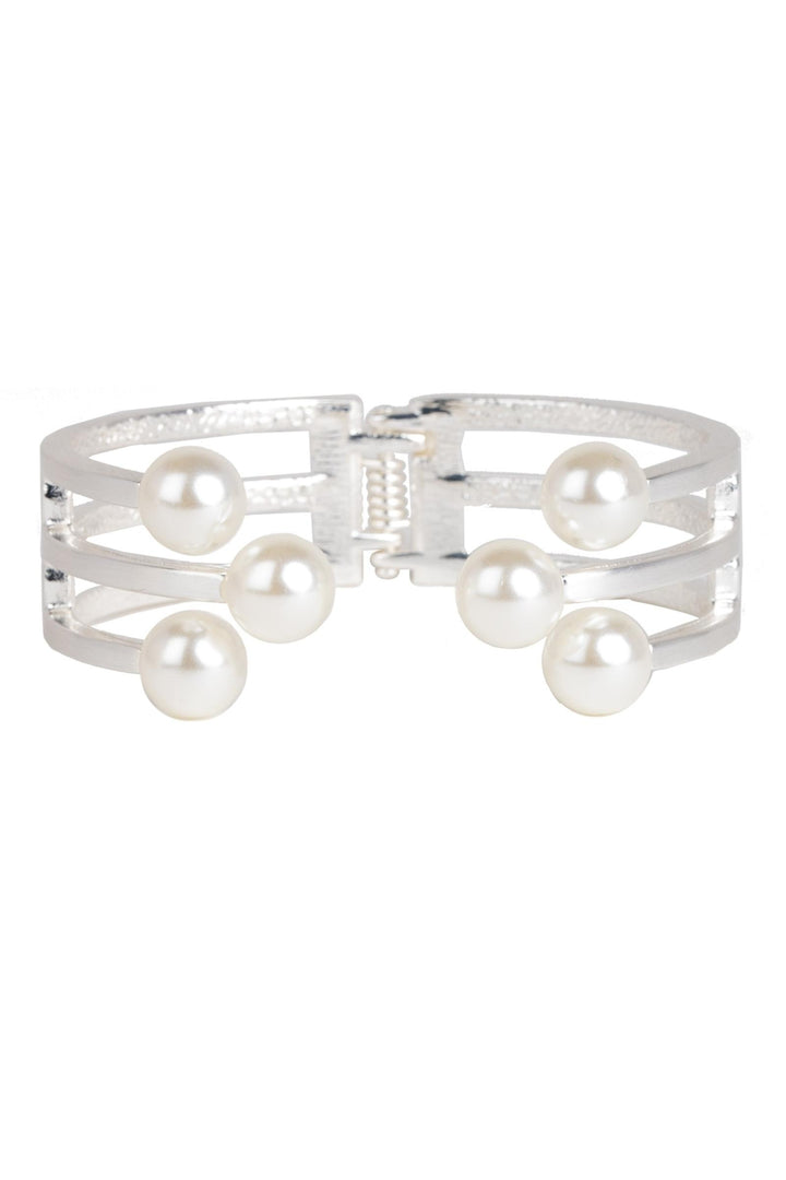 6 Pearl Cuff Bracelet