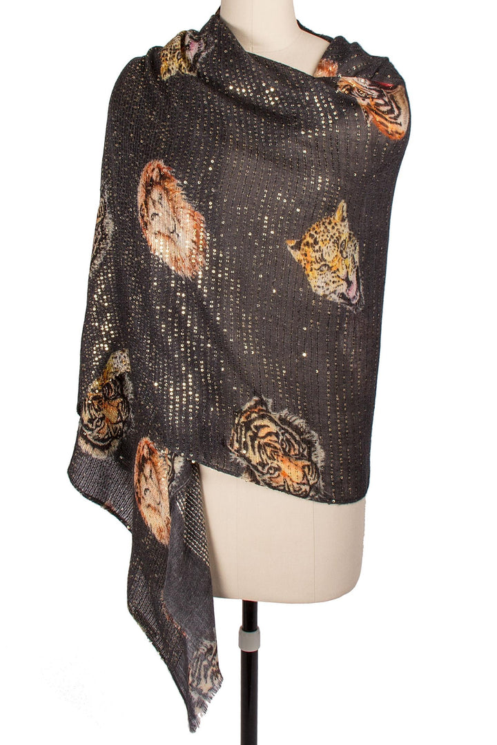 Fiercely Glamorous Velvet Scarf