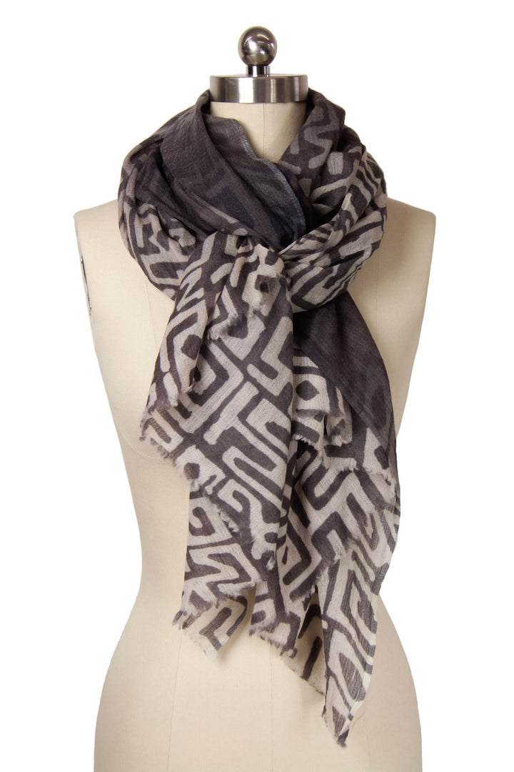 Faded Abstract Scarf