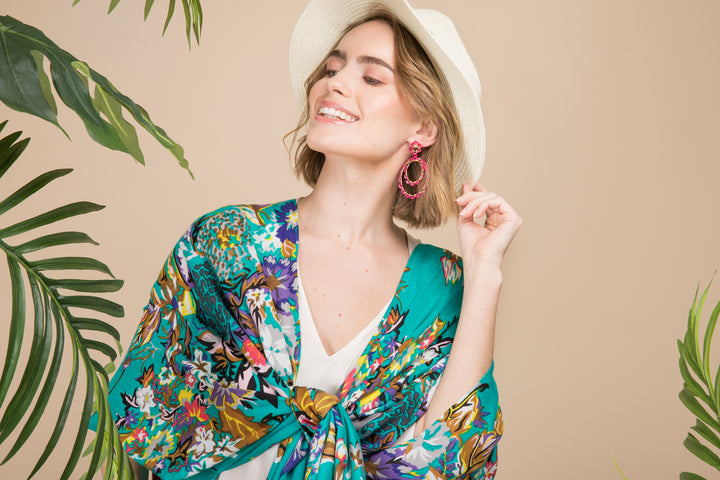 Paradise Hoop Earring