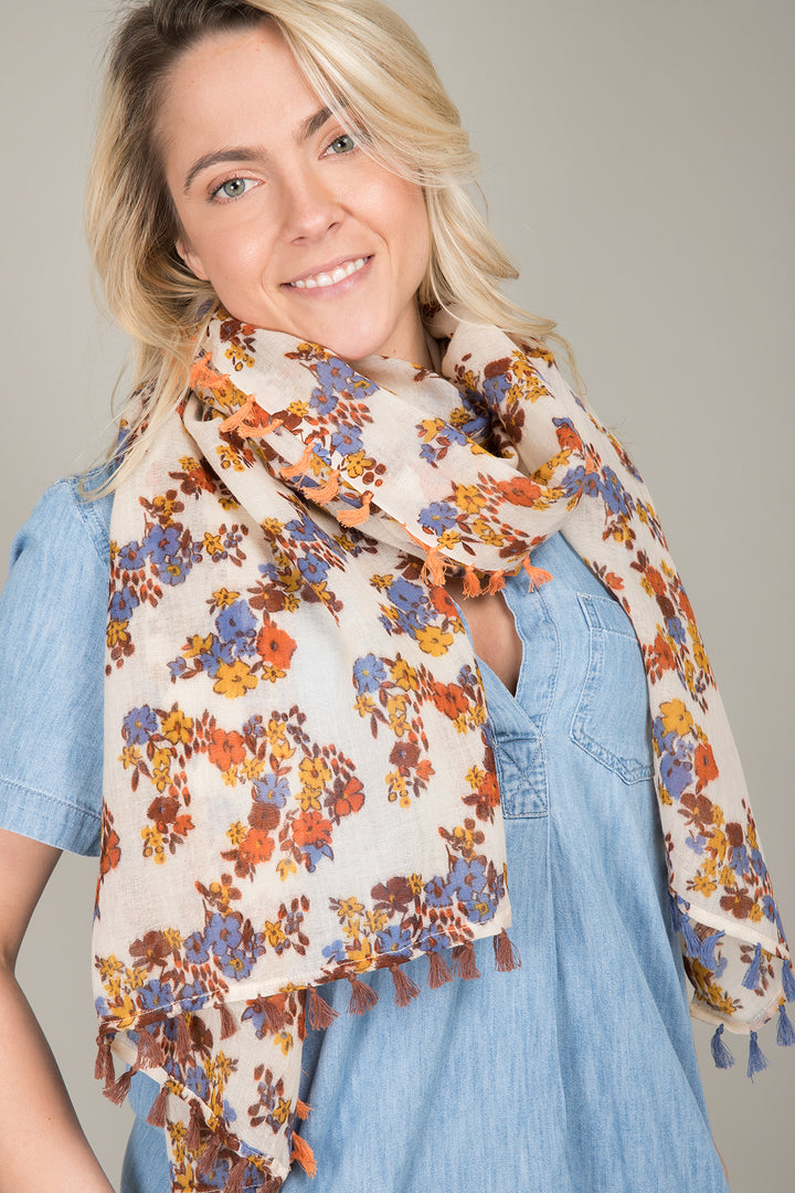 Atalia Multi Floral Scarf